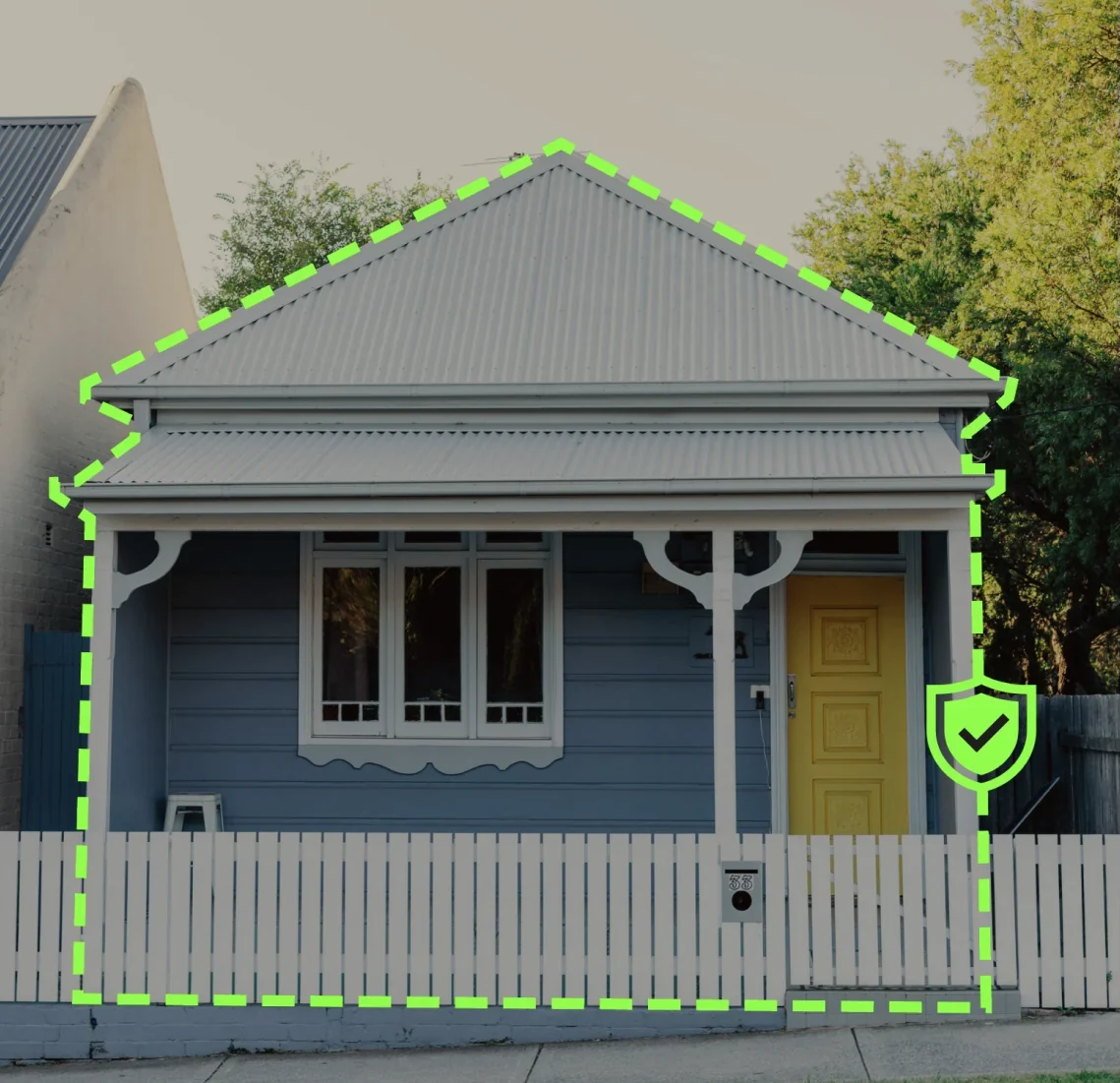 A Melbourne weatherboard home protected by Zapit pest control